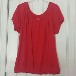 Red cotton top